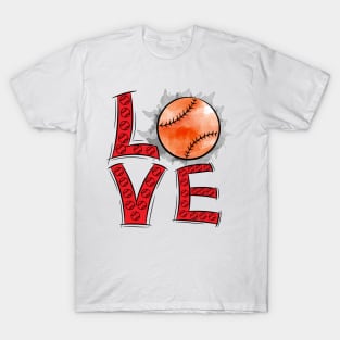 Baseball love T-Shirt